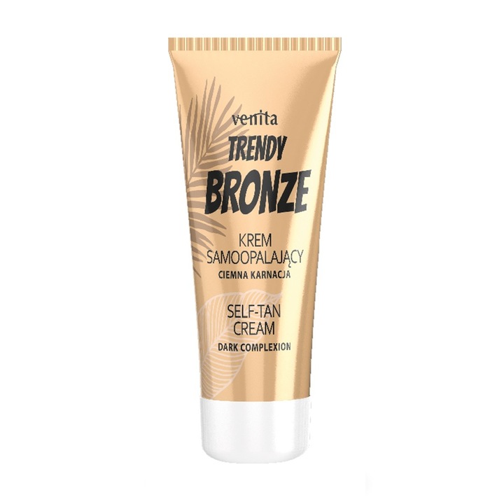 Venita Trendy Bronze önbarnító krém, 75 ml, makadámia olajjal és buritivel