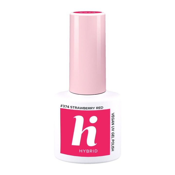 Oja HI HYBRID 374 Strawberry Red, rosu capsuna, 5 ml