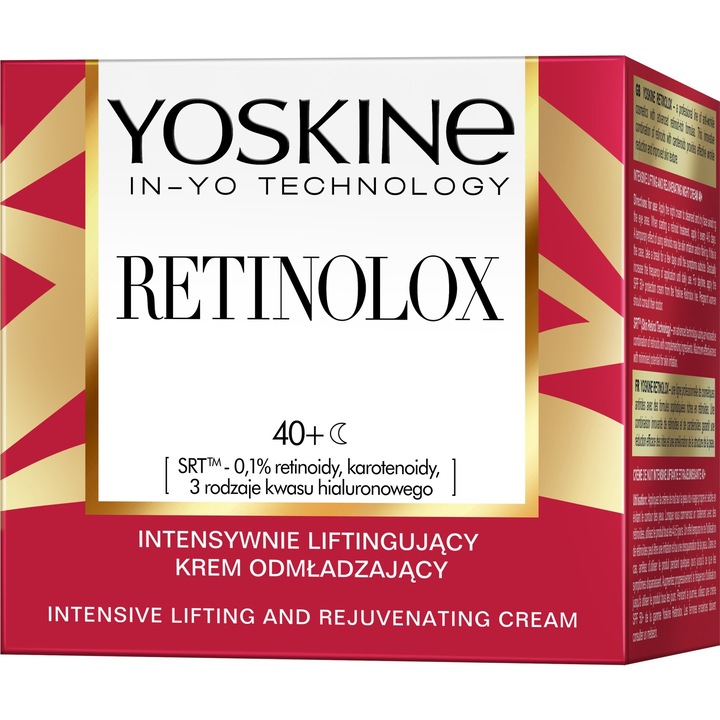 YOSKINE lifting éjszakai krém, Retinolox 40+
