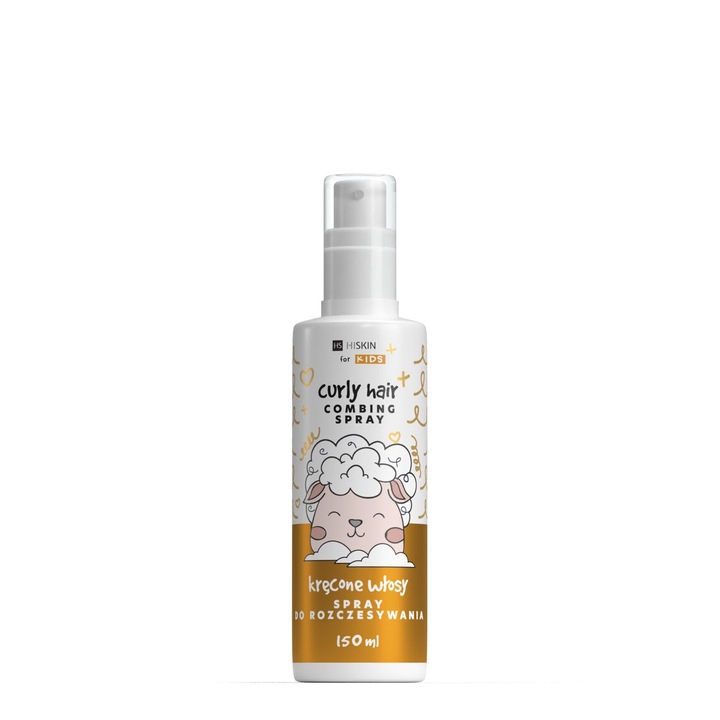 Spray pentru descurcarea parului cret Hiskin, 150 ml, cu arginina si proteine vegetale