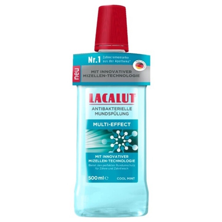 Вода за уста Lacalut Multi-Effect, 500 мл