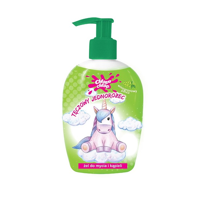 Gel de baie, Chlapu Chlap, cu aroma de struguri, 500ml