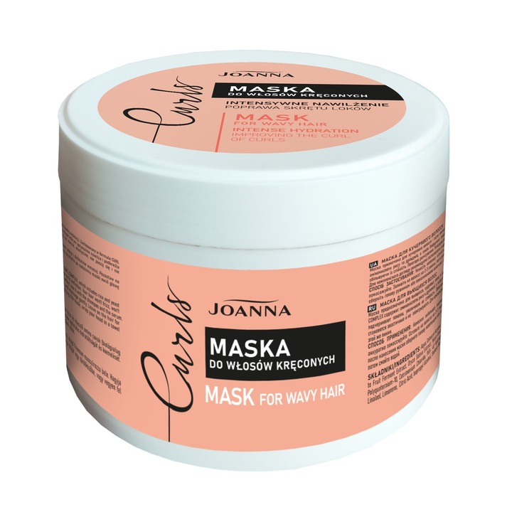 Masca de par pentru bucle Joanna, 300 g, CURL COMPLEX, vegana, hidratare intensa