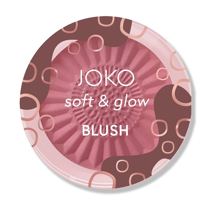 Joko Soft&Glow púder és pirosító, rózsaszín, 10g