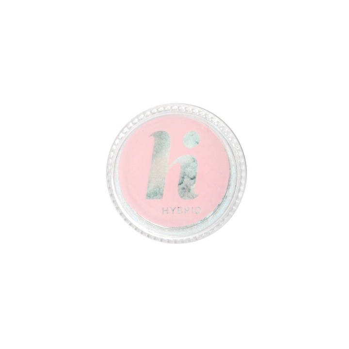 Pudra pentru unghii HI HYBRID Mermaid Powder 514, albastru, 10g