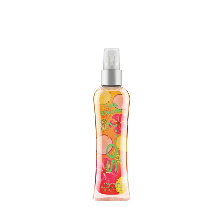 Pina Colada illatú testpermet, 100 ml, vegán, újrahasznosítható