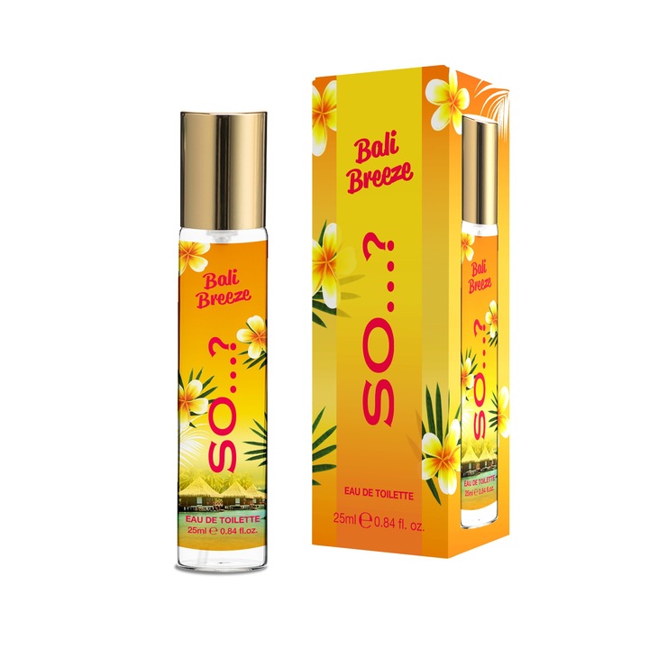 Парфюм So...? Escapes! Bali Breeze, 25ml, нотки на кокос, ананас