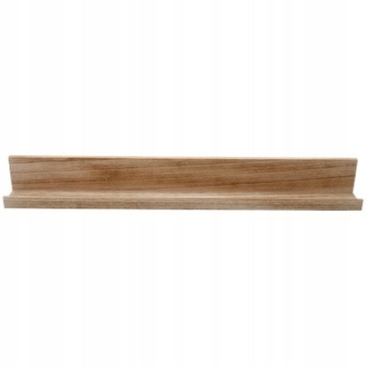 Raft decorativ CARDSPLITTER, 58cm, lemn, pentru poze, carti si decoratiuni