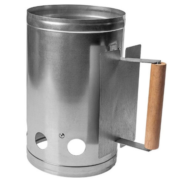 Aprinzator pentru gratar, 26x17cm, cu maner din lemn, usor de transportat