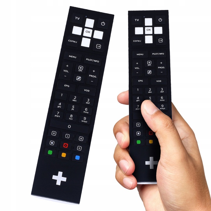 Telecomanda pentru decodor satelit nc+DSIW74, Cardsplitter, negru, DSI83 HD DSI87 WiFI BOX+