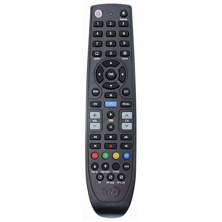 Telecomanda originala, Opticum Actus Mini, functie de inregistrare, 433MHz, negru