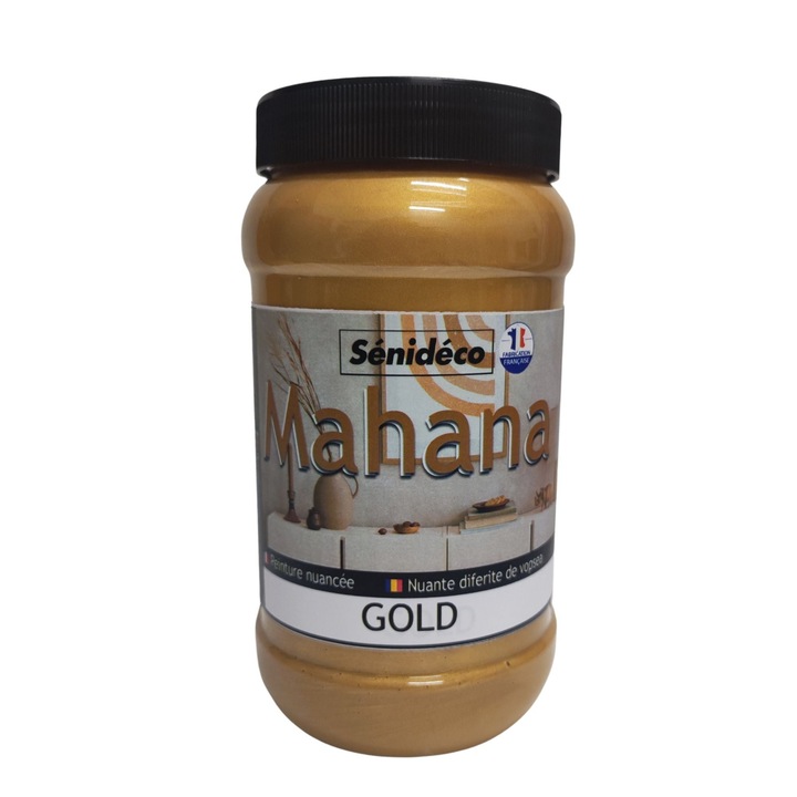 Vopsea decorativa Senideco, efect Mahana, Gold, 1 L