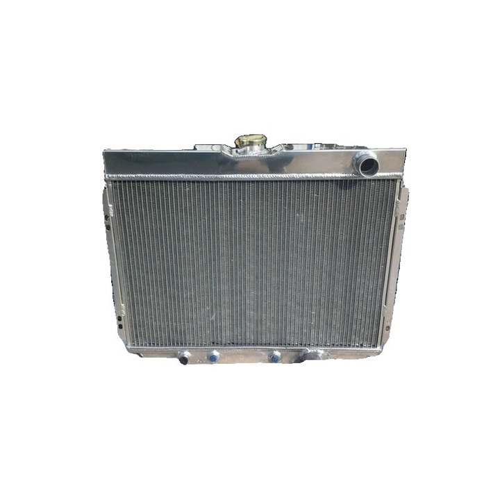 Radiator din aluminiu pentru Ford Mustang si Mercury Cougar, 3 randuri, cu capac inclus
