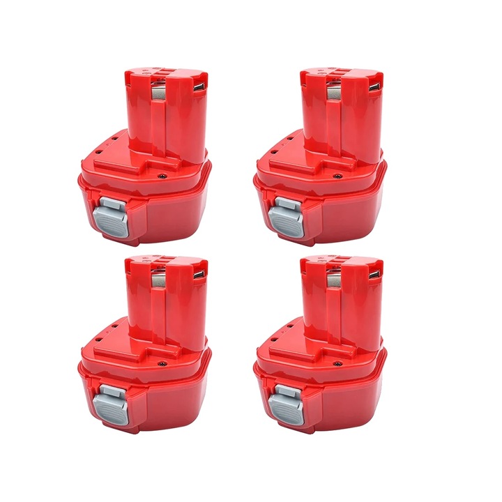 Set 4 Baterii, NI-MH, 3500 mAh, 12V, Rosu