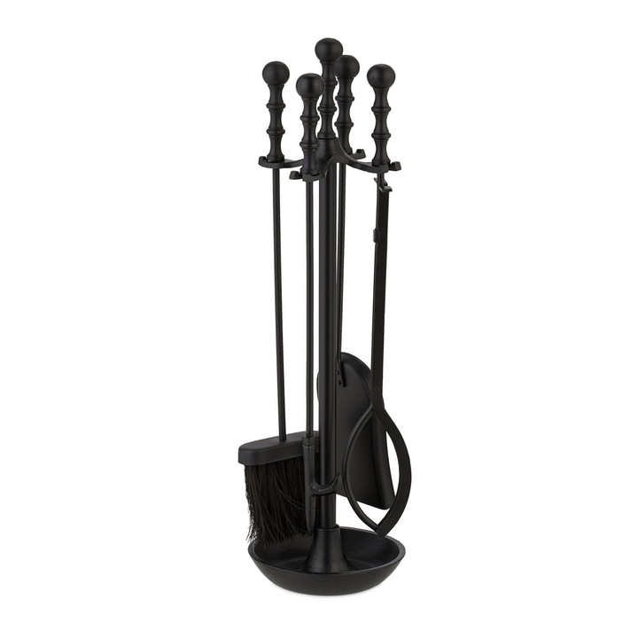 Set 5 ustensile pentru semineu, 60 x 17 cm, Kraftpunkt®