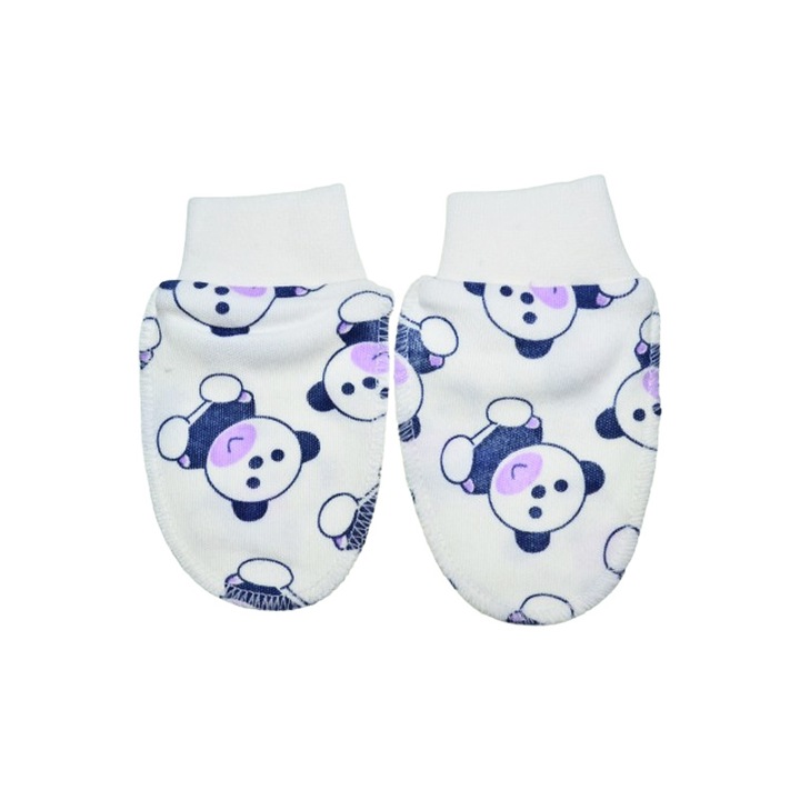 Újszülött kesztyű, Mini Junior MNMJ-13, 0-3 hónapos, fehér 56-62 CM