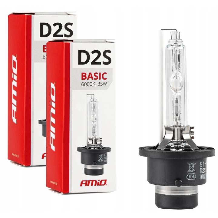 Lampa, 2X D2S 6000K, Tip Lampa D2S, Putere Nominala 35 Wati, Tensiune Nominala 12V, 2 Bucati