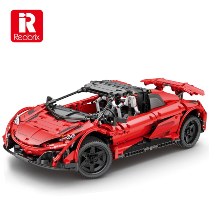 Конструктор Reobrix 1:10 Spider 675Lt, червен, 1886 части, 51x36x9.5cm
