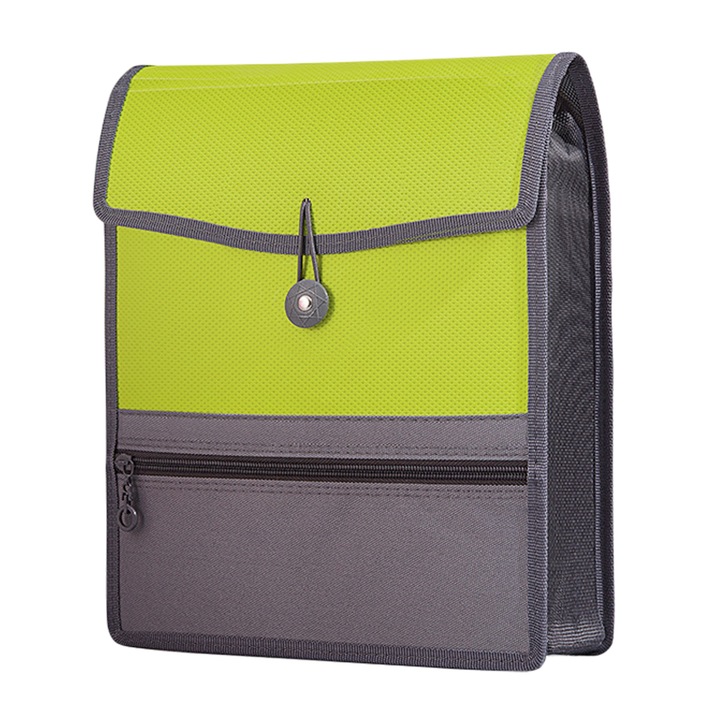 Органайзер за документи, зелен/сив