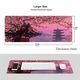 Mousepad extins Zeaicos 30x80x3cm, pentru birou, negru, cu baza antiderapanta