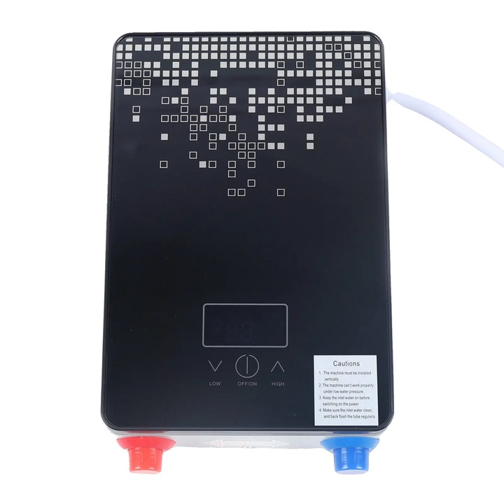 Incalzitor instant de apa electric, 6500W, 220V, negru, 190x65x285mm