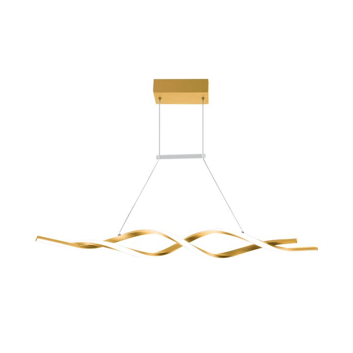 Candelabru LED ERENYEA cu telecomanda, 100cm, 38W, 3000-6000K, alb, geometric