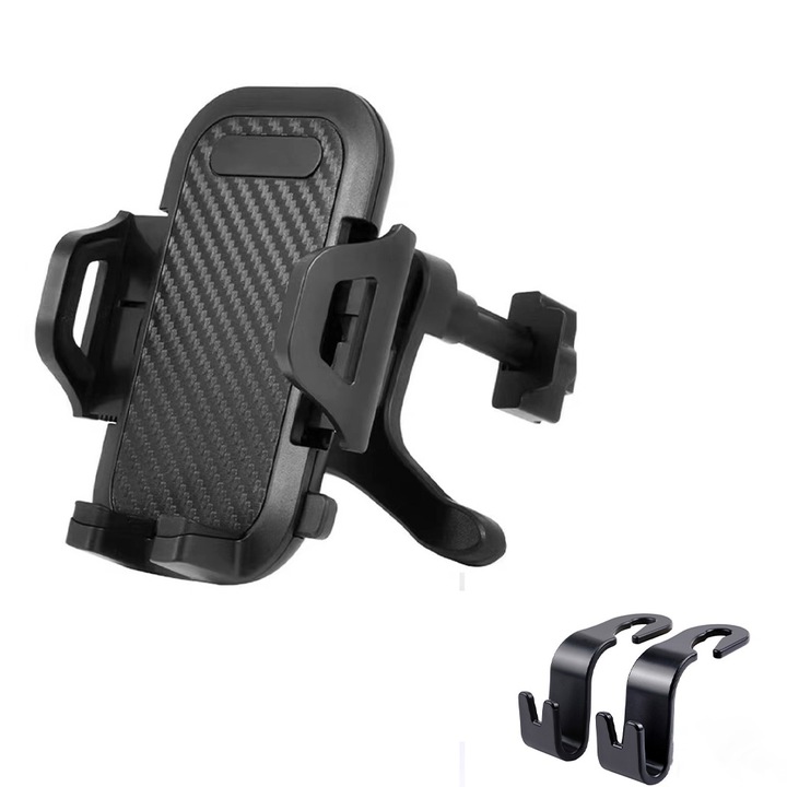 Majurphy univerzális mobiltelefon, autóra szerelhető légkivezetés, 4-7 hüvelykes fekete