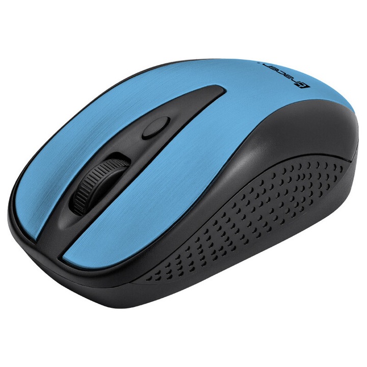 Mouse, Tracer Joy II, wireless, ergonomic, albastru/negru