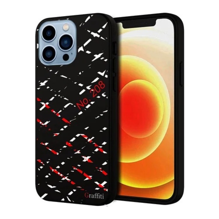 Telefontok iPhone 16 Pro Max kompatibilis - Graffiti No.208 mintás szilikon tok