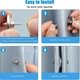 Set 8 Magneti Pentru Perdele, Hggzeg, Design ergonomic, Usor de instalat si de utilizat, Antirugina, Rezistent la uzura, Pentru bucatarie, baie, birou, hotel, Metal, 2x1.5cm, Argintiu