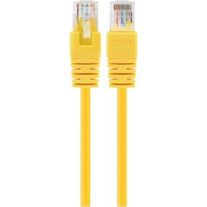 Кабел за данни Gembird RJ45 CAT6 UTP -> RJ45 CAT6 UTP M/M, 1,5 м жълт