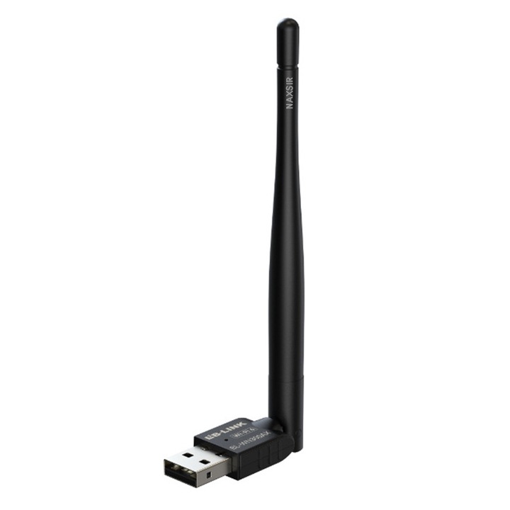 Adaptor USB Wireless, NAXSIR, WiFi Ethernet, 300 Mbps, 2.4Ghz, negru