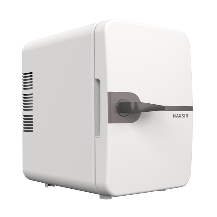 Mini Frigider, NAXSIR, Functia De Incalzire Si Racire, Capacitate 6L, Portabil, Alb