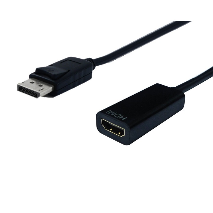 Adaptor cablu, v1.2, DP M - HDMI F