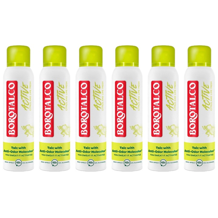 Borotalco Antiperspirant Deo 150ml Active Citrus