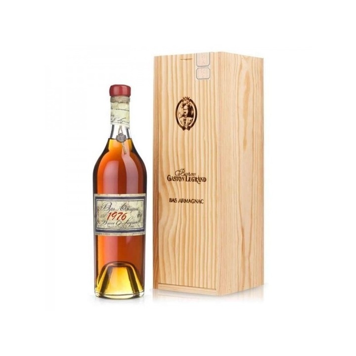 Armagnac, Bas Armagnac Baron Gaston Legrand 1976, Alcool 40%, Lheraud, 0.7 l