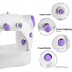 Set masina de cusut electrica, Golxmse, 75W, masa extensibila, 39 culori fir, ace, control cu picior, bobina goala, 2 viteze, iluminare LED, alb