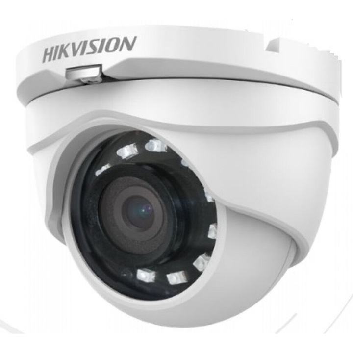 Камера за наблюдение, Hikvision, DS-2CE56D0T-IRMF, 2MP, 2.8mm, BNC, куполна, IP67