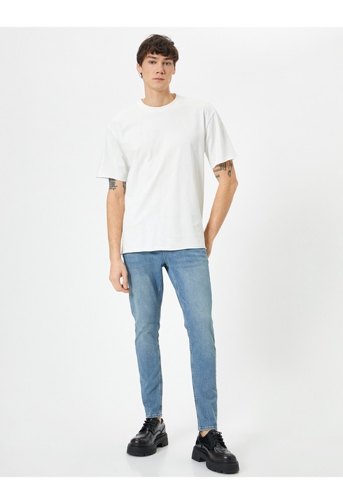 KOTON, Blugi skinny, Albastru indigo, W31-L32