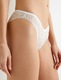 KOTON, Chiloti brazilieni cu dantela, Alb, XS