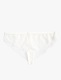 KOTON, Chiloti brazilieni cu dantela, Alb, XS