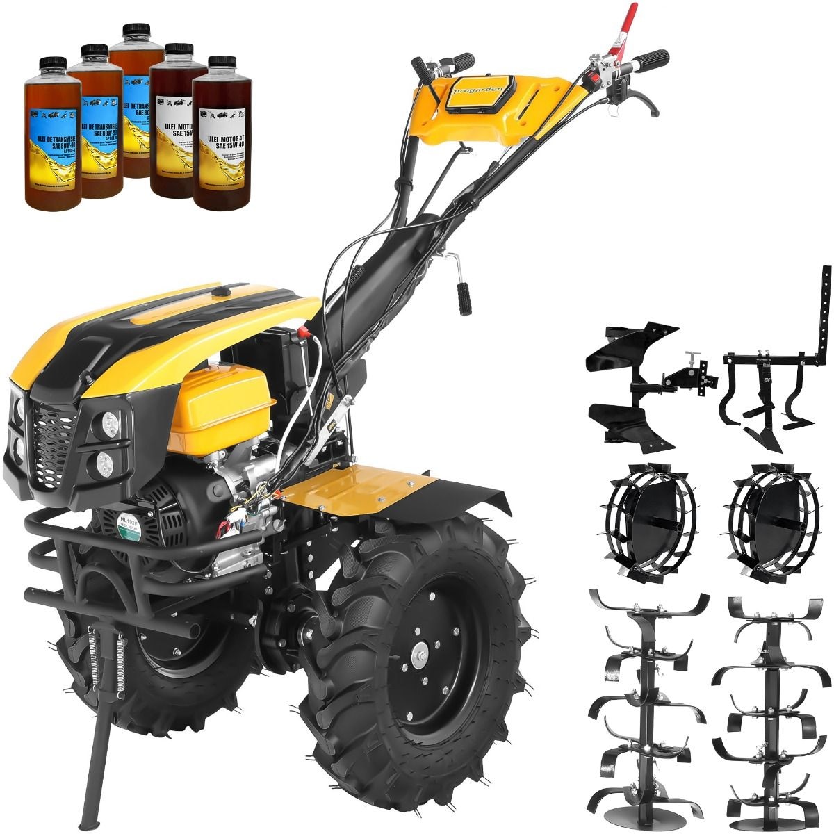 Motocultor ProGARDEN Campo 1873 Alpine, motor 18 CP, benzina, Euro
