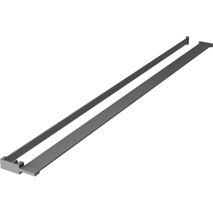 St polc zuhanyfalhoz törölközőtartóval, fém - 800-02-95