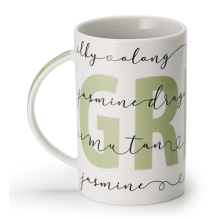 Cana - Green Tea, Portelan, 300 ml, Alb