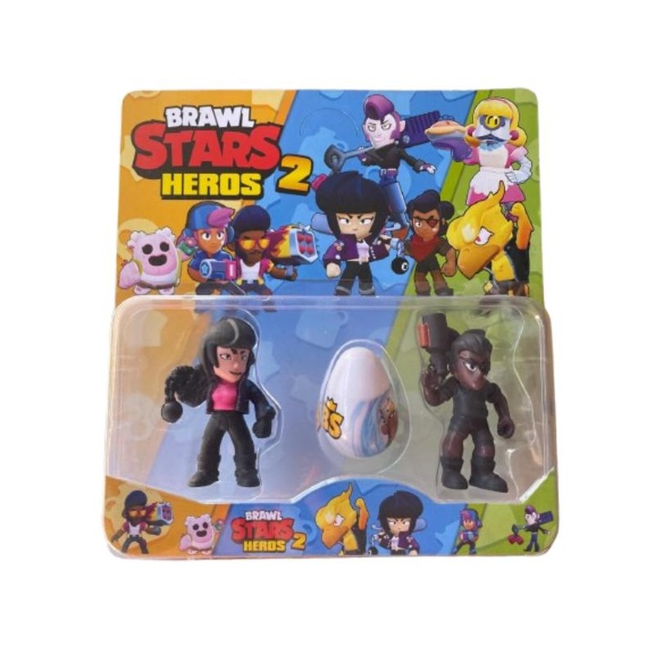Figurine Brawl Stars Heros 2, set 3 bucati, 3 ani