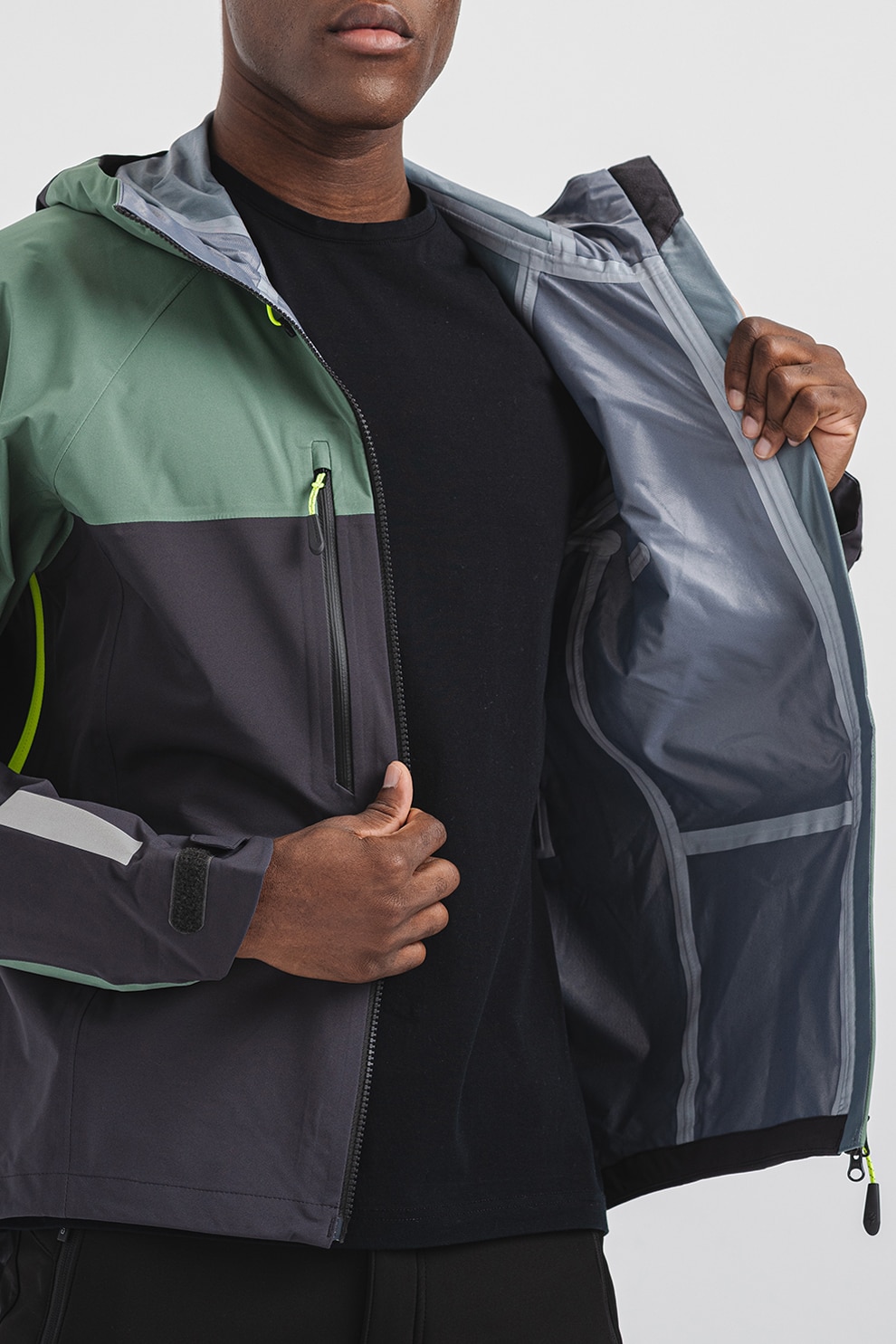 Jack Wolfskin, Jacheta impermeabila pentru ciclism Morobbia 3L