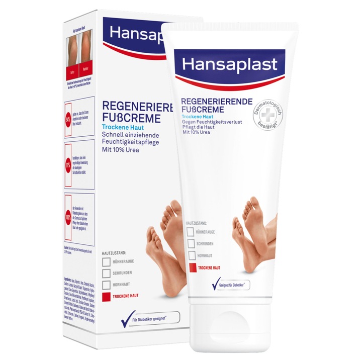 Hansaplast regeneráló lábkrém, 10% Ureával, 100 ml