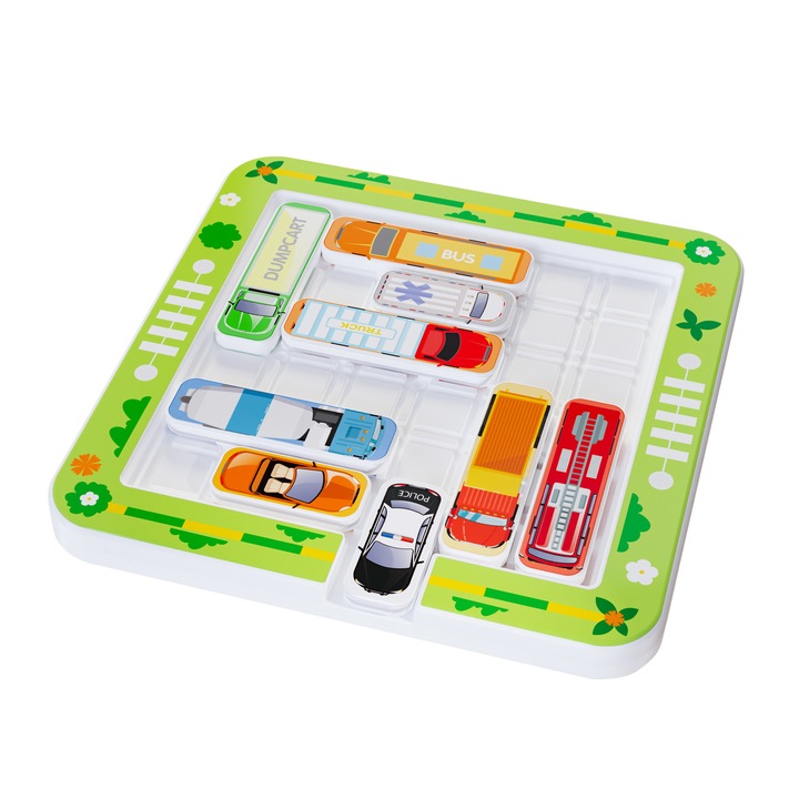 Игра на умения, Huarong Road, интерактивен пъзел, 3-7 години, многоцветен