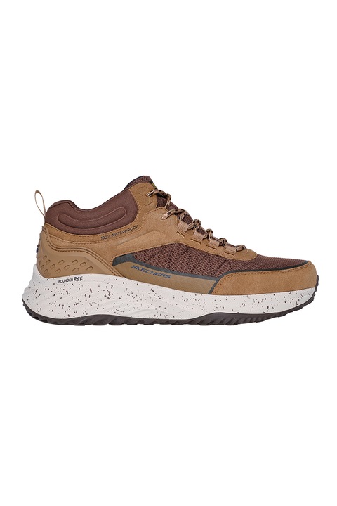Skechers, Непромокаеми спортни обувки с набук, Кафяв