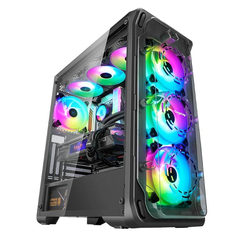 Windowsデスクトップ Intel Corei7-12700F + Radeon RX6700XT Sistem Desktop PC Lux360 Intel Core i7-12700F pana la 4.9 Ghz, 64